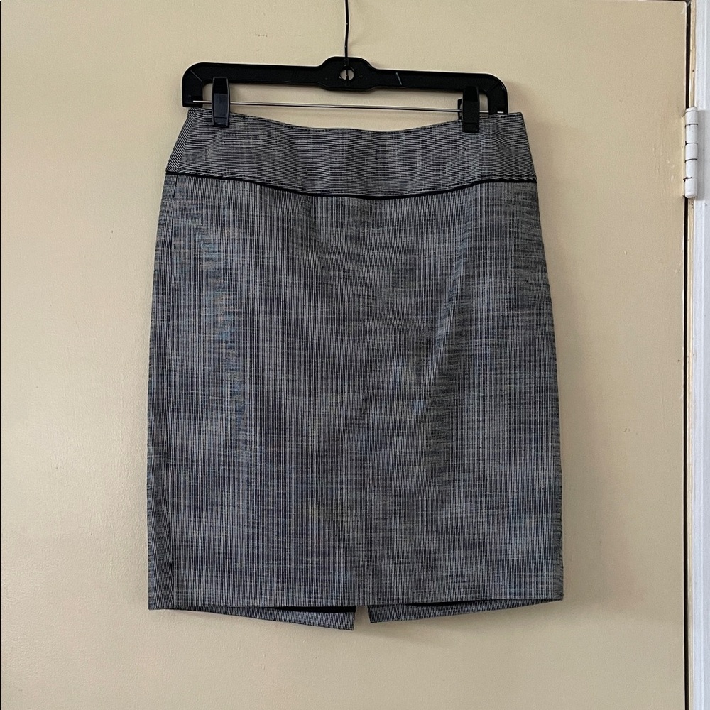 Classic Black and White Gray Skirt